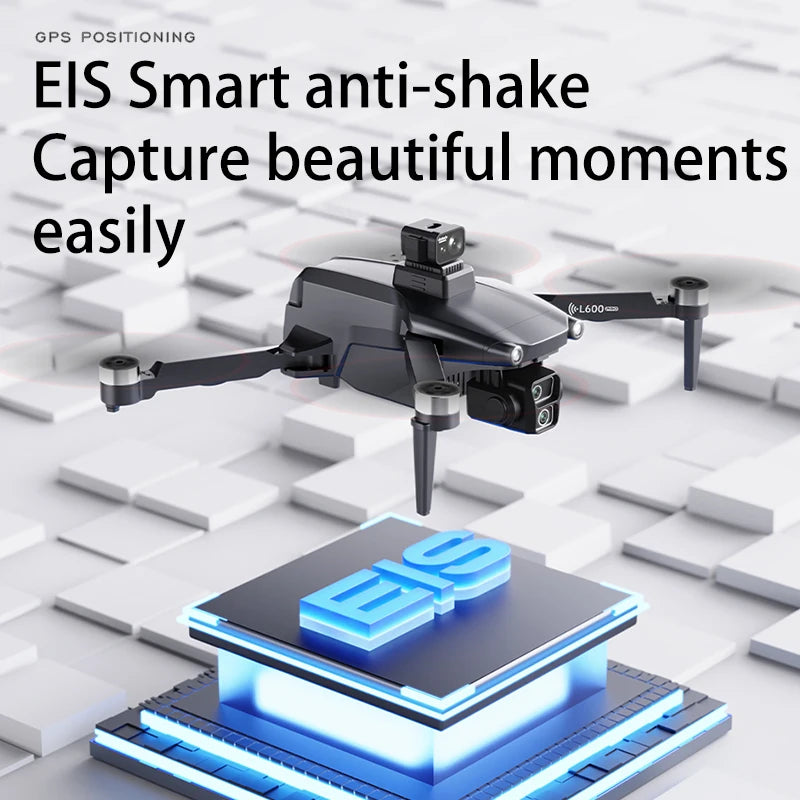 L600-1/L600 PRO MAX Remote control drone with screen Dual camera 4K Professional dron with camera GPS FPV quadcopter 3KM flight