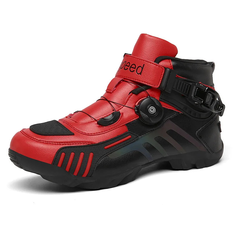Motorcycle Boots Men Motocross Safety Protection Shoes Accessories Off-Road Racing Waterproof Anti Slip Short Boot motorcycles