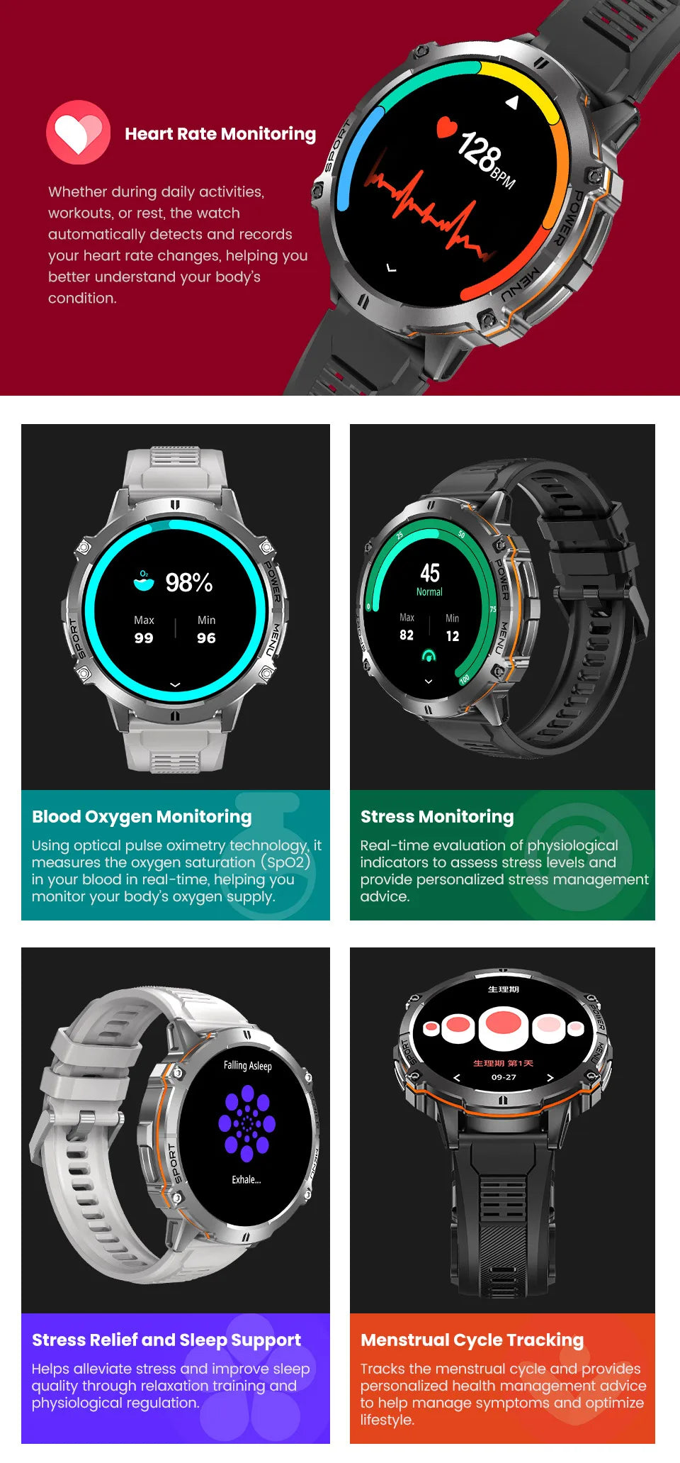 New TANK X3 1000mAh Large Battery Durable Adult Smart Watch GPS Compass Altimeter 5ATM Waterproof BT Call Sports Smartwatch Men