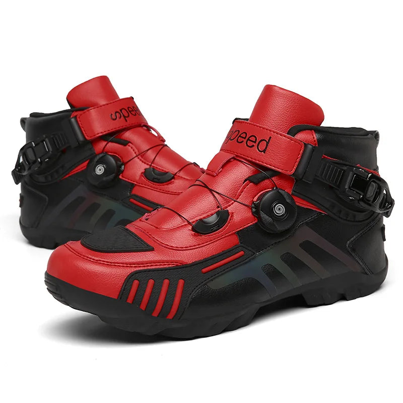 Motorcycle Boots Men Motocross Safety Protection Shoes Accessories Off-Road Racing Waterproof Anti Slip Short Boot motorcycles