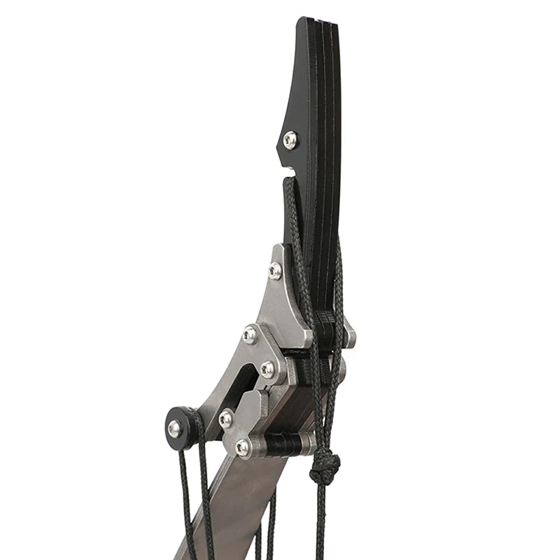 Mini Archery Compound Bow 16.4inches Stainless Steel 16lbs Range 40-50meters 4/8pcs Arrow For Hunting Shooting Accessories