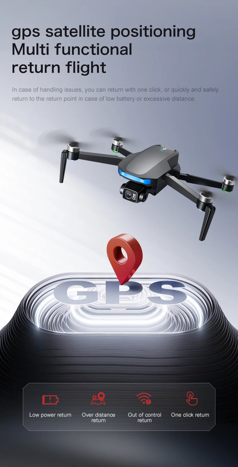 Original S-X1 Drone 4K Aerial Photography Wide Angle Dual Camera WIFI FPV Professional With Brushless RC Foldable Quadcopter Toy