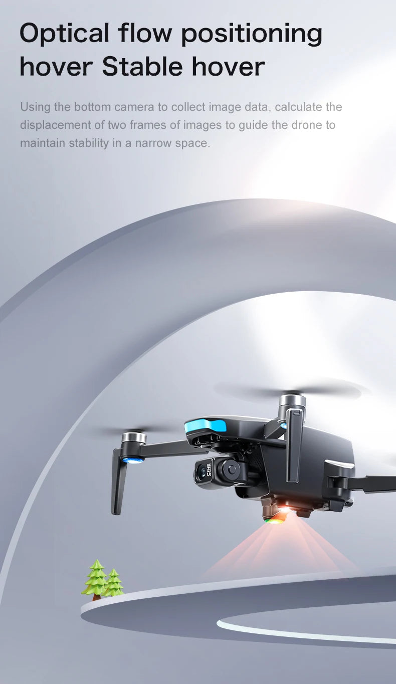 Original S-X1 Drone 4K Aerial Photography Wide Angle Dual Camera WIFI FPV Professional With Brushless RC Foldable Quadcopter Toy