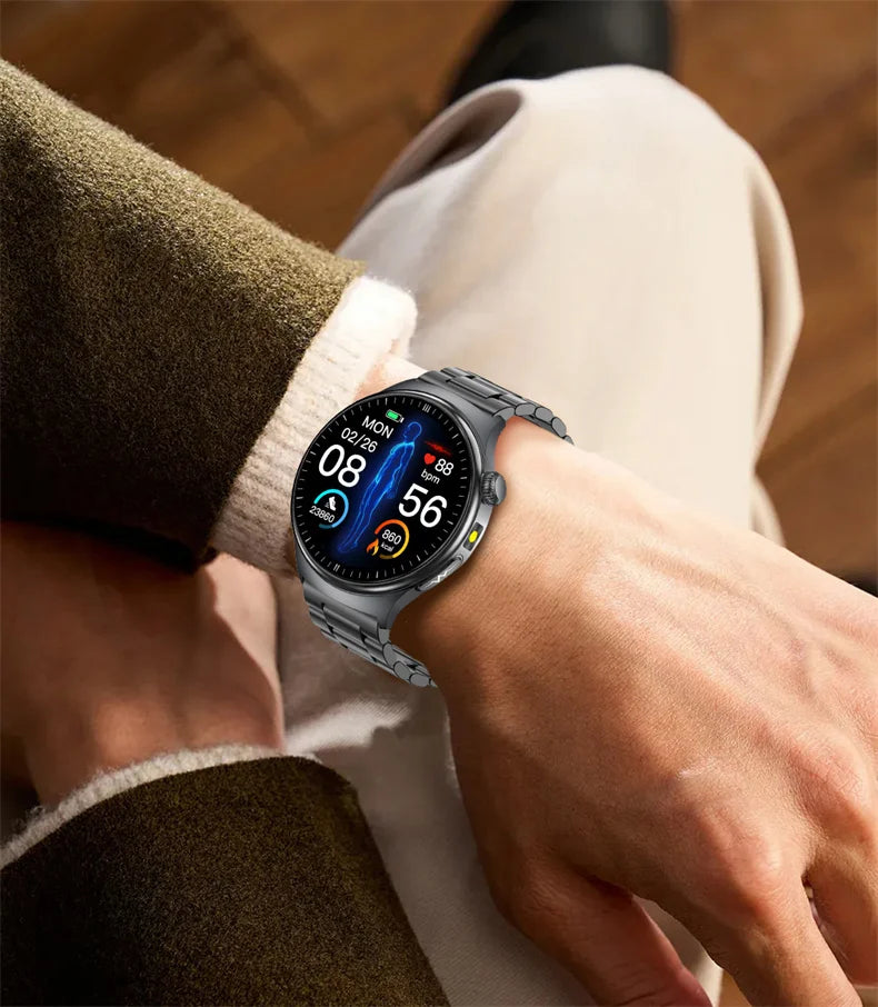 2026New Health Diagnosis Smart Watches Men Sport ECG Heart Rate Blood Pressure Uric acid Waterproof Smartwatches For Men women