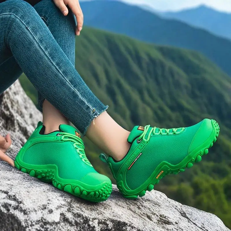 Cow Leather Winter Men Hiking Boots For Women Outdoor Waterproof Treeking Snow Shoes Climbing Mountain Hunting Walking Sneakers