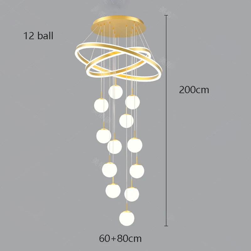 Home decoration - Hall chandelier, Dining room chandelier - Staircase chandelier, Indoor lighting equipment, Ceiling lights, Ele