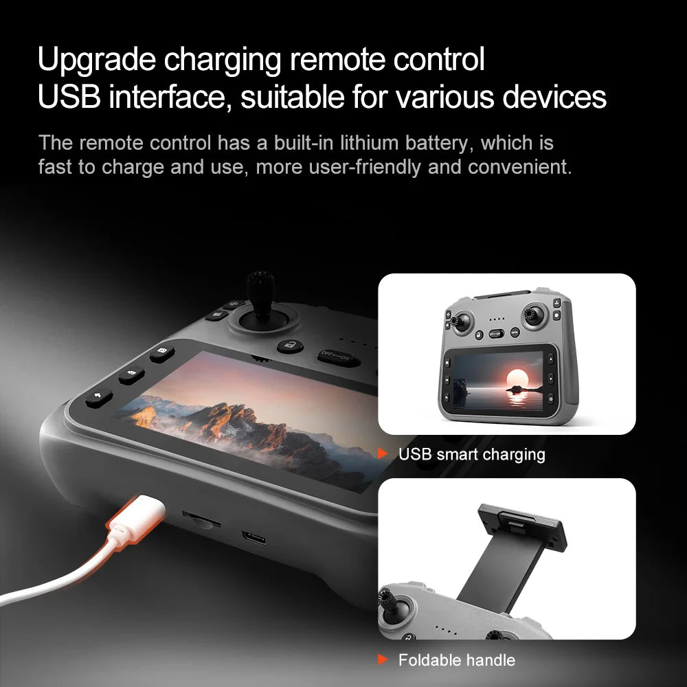 V168 MAX GPS Drone Professional 8K Camera Aerial FPV Brushless Avoiding Obstacle with Large Screen Remote Control Folding Drones