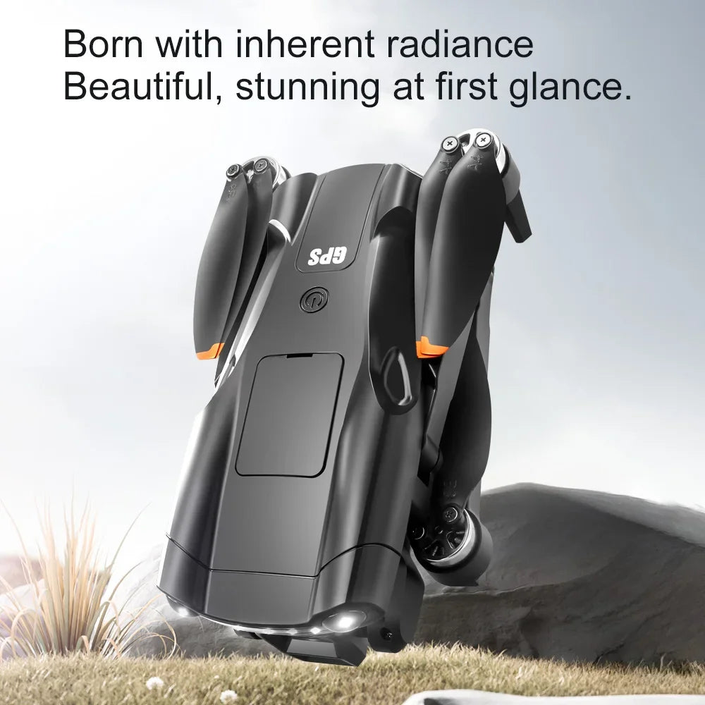 Original V198MAX GPS Drone 8K Professional Camera Aerial FPV Brush Laser Obstacle with Large Screen Remote Control Folding Dron