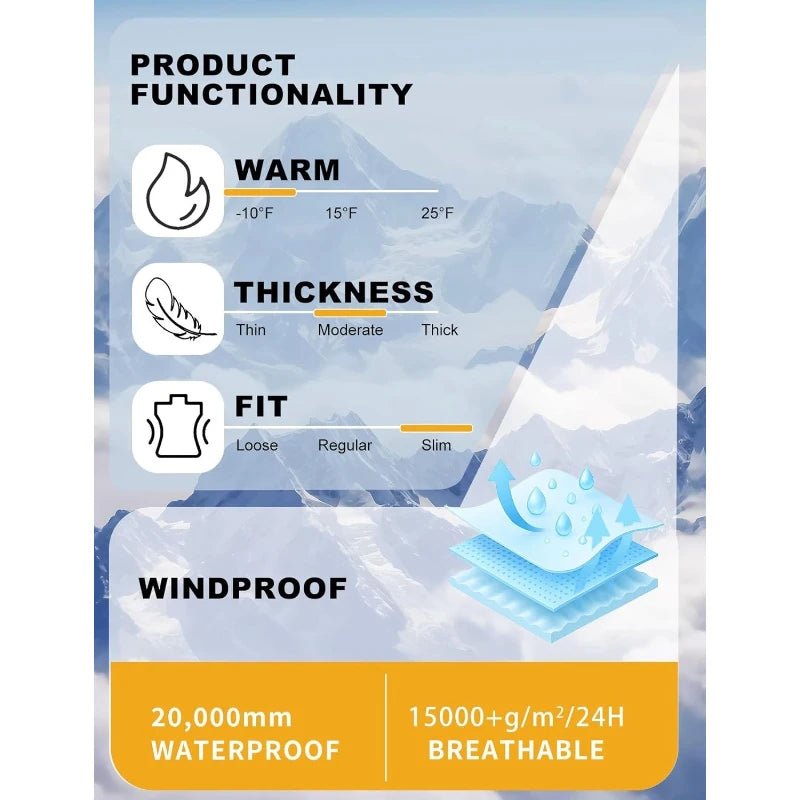 New GSOU SNOW Ski Pants Women Snow Slim Pants Snowboard Pants Waterproof Insulated Windproof Warm Outdoors Winter Sports Hiking