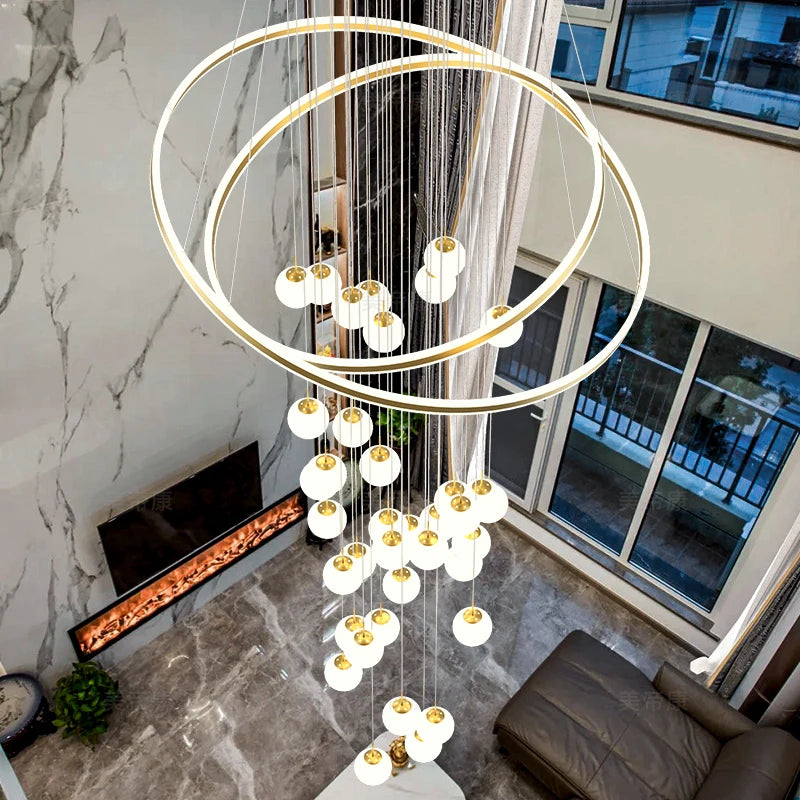 Home decoration - Hall chandelier, Dining room chandelier - Staircase chandelier, Indoor lighting equipment, Ceiling lights, Ele