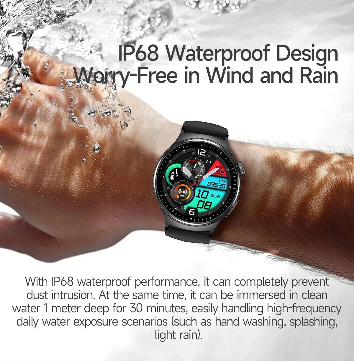 Nursing Grade Health Smartwatches For Men Women Precision Detection Heart Rate Blood Fats Uric Acid Blood Pressure ECG Smart Wat