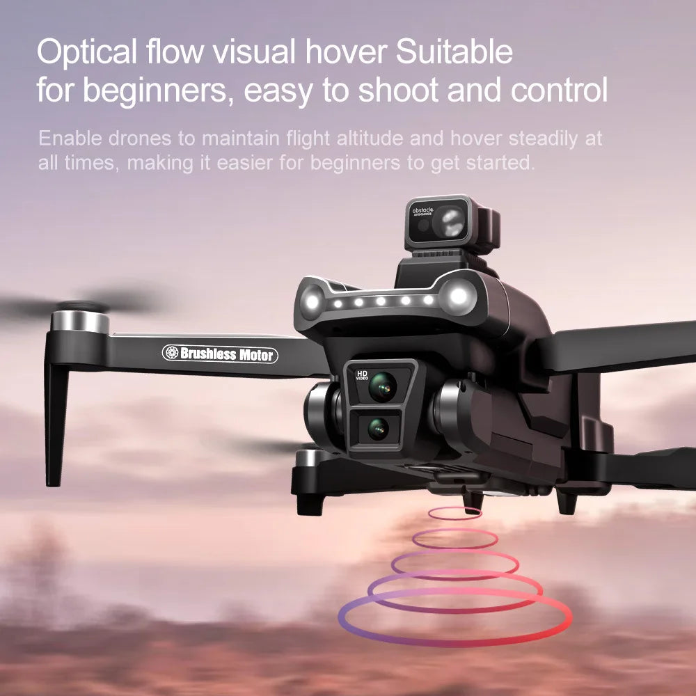 V198GPS Drone 8K Profesional HD Camera ESC Brushless Obstacle Avoidance Aerial Optical Foldable Quadcopter Mini Dron