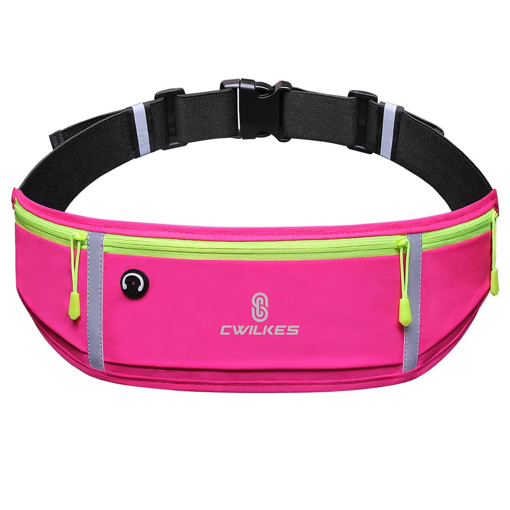 Sports Fanny Pack Women Running Belt Waist Bag Men Waterproof Gym Phone Pouch Banana Bags Run Accessories