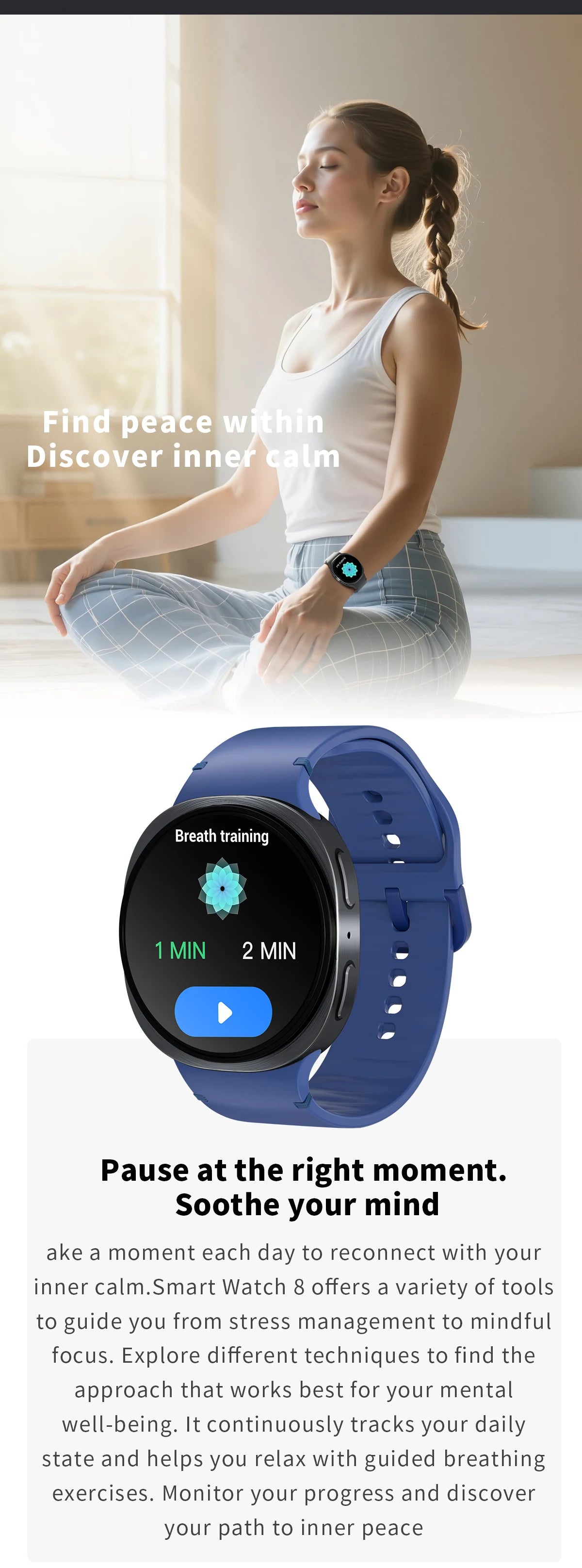 New Original Smart Watch 8 Men GPS Track NFC Bluetooth Call 40mm AMOLED Fitness Sport Tracker Health Smartwatch For Android Ios
