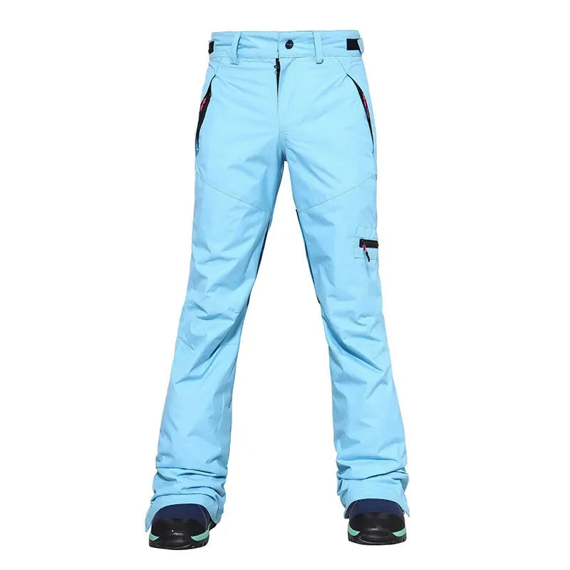 2024 New Ski Pants Women Pants Overalls Windproof Waterproof Ski Suits Men Mountain Snowboard Outdoor Hiking Ski Loose Trousers