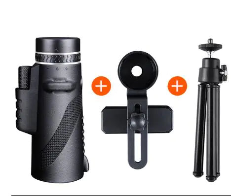 High-Definition Telescope with Universal Phone Mount