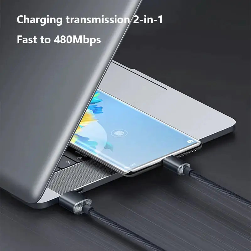 120W Super Fast 6A Type-C Charging Data Cable